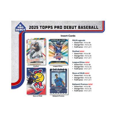 2025 Topps Pro Debut Baseball Hobby Jumbo Box