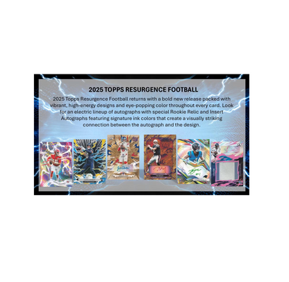 2025 Topps Resurgence Football Hobby Box