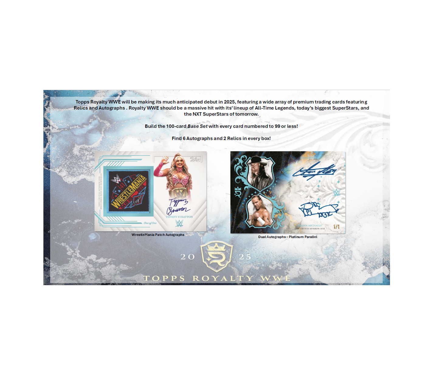 2025 Topps Royalty WWE Wrestling Hobby Box
