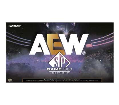 2025 Upper Deck AEW SP Game Used Wrestling Hobby 18-Box Case