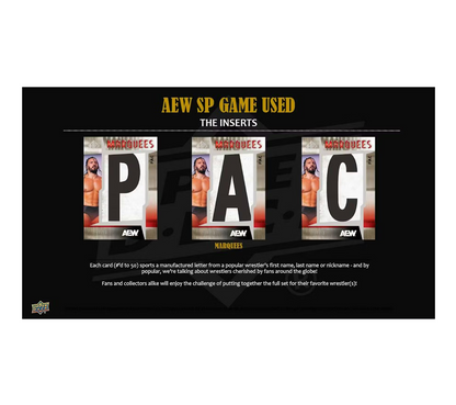 2025 Upper Deck AEW SP Game Used Wrestling Hobby 18-Box Case