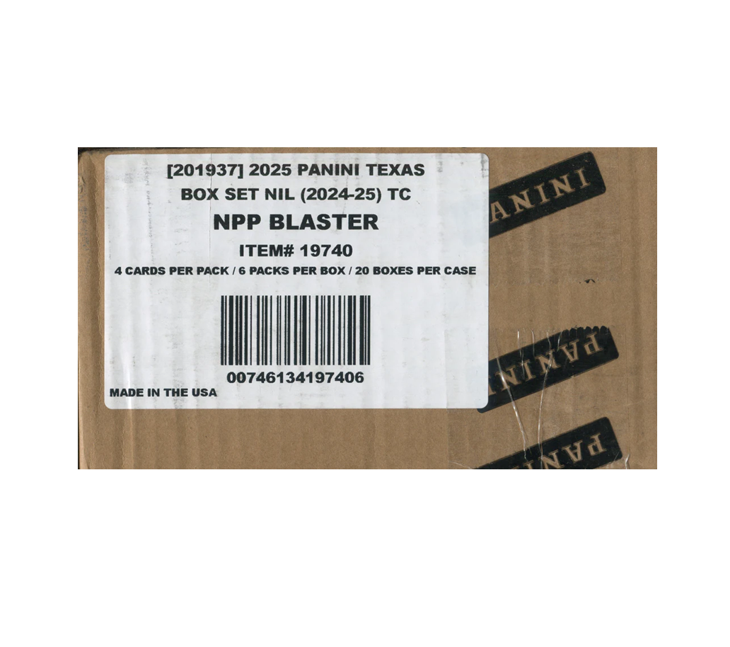 2025 Panini NIL Texas Longhorns Blaster 20-Box Case