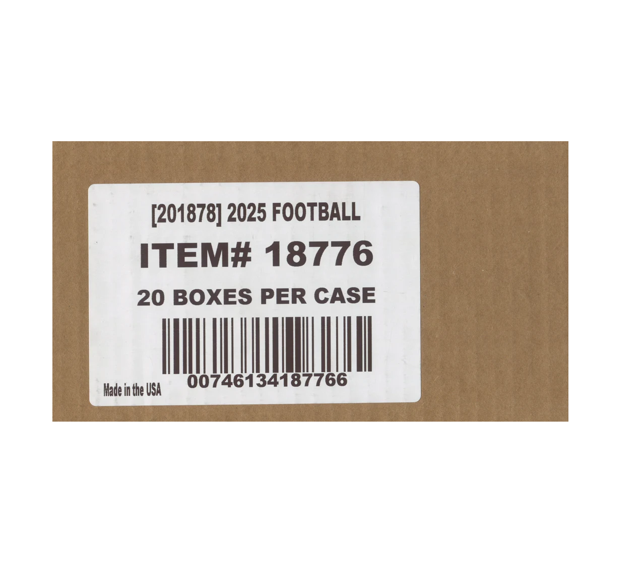 2025 Panini Prizm Football Hobby Blaster 20-Box Case (Orange Ice Prizms!)