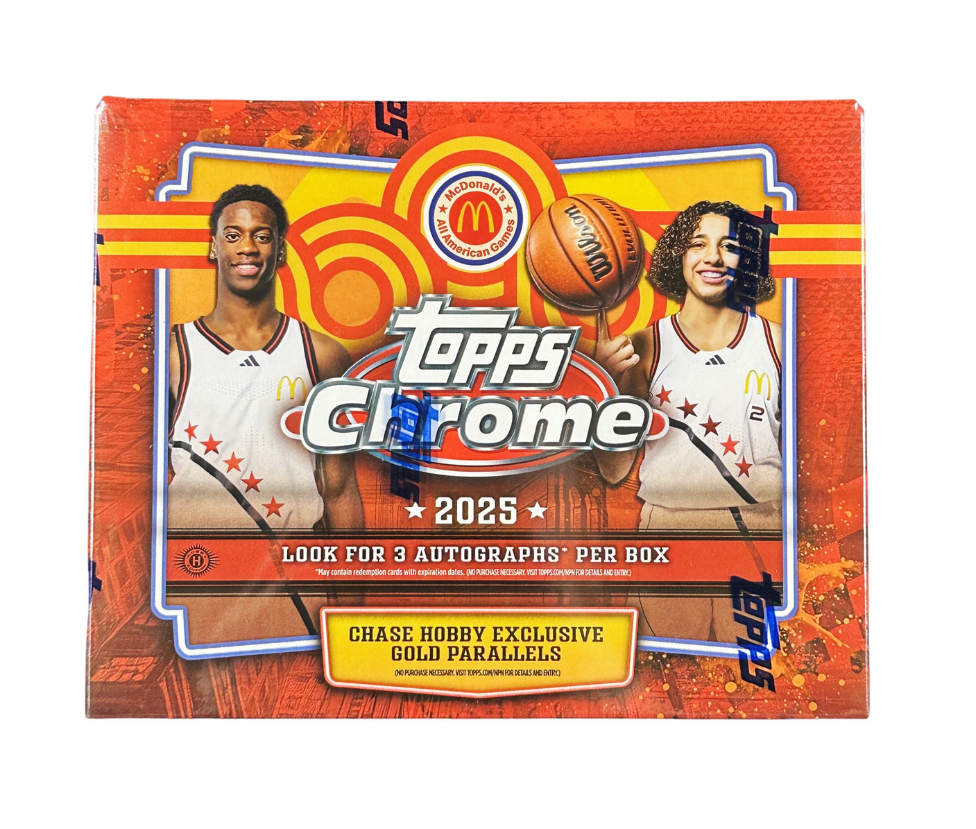 2025 Topps Chrome Mcdonald's All American Basketball Hobby 12-Box Case