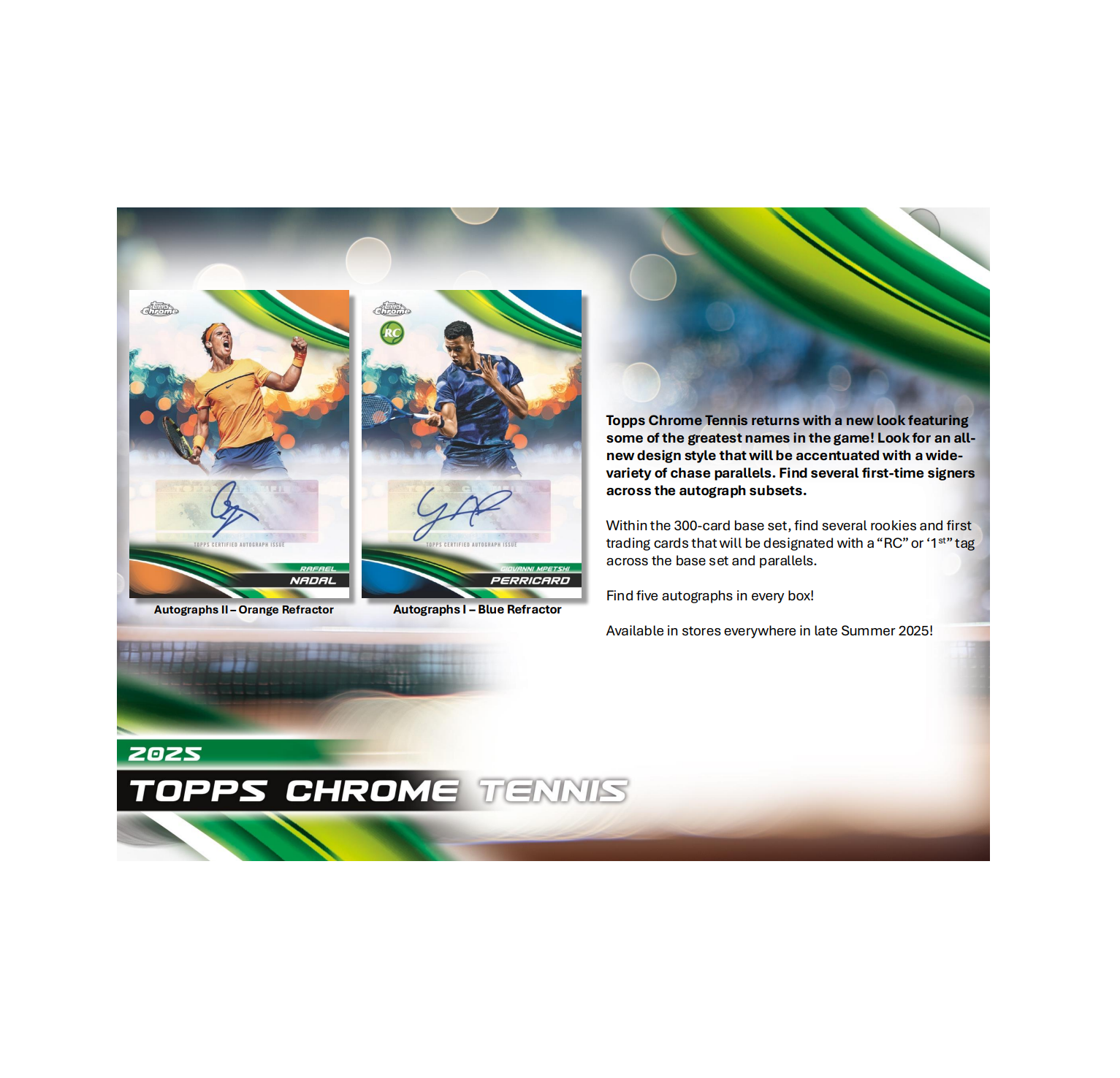 2025 Topps Chrome Tennis Breaker's Delight 12-Box Case