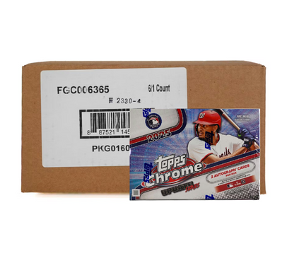 2025 Topps Chrome Update Series Baseball Breaker's Delight 6-Box Case