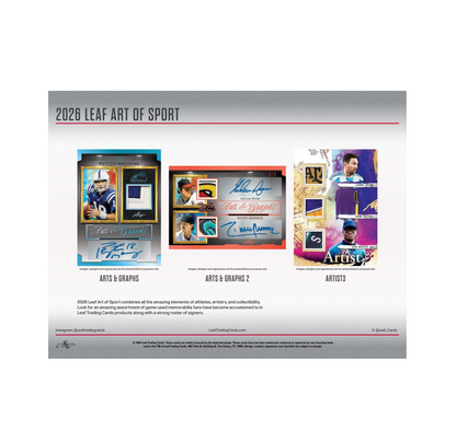 2026 Leaf Art of Sport Hobby Box
