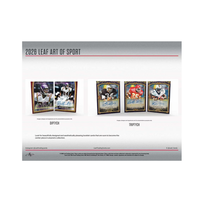 2026 Leaf Art of Sport Hobby Box