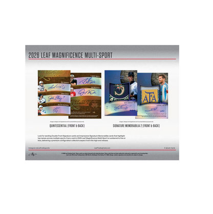 2026 Leaf Magnificence Multi-Sport Box