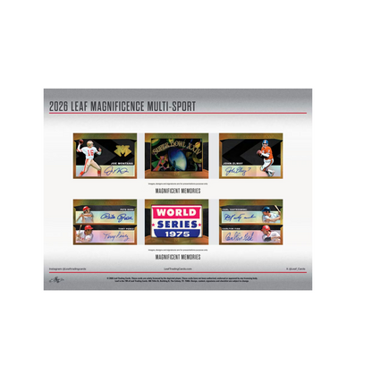 2026 Leaf Magnificence Multi-Sport Box