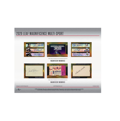 2026 Leaf Magnificence Multi-Sport Box