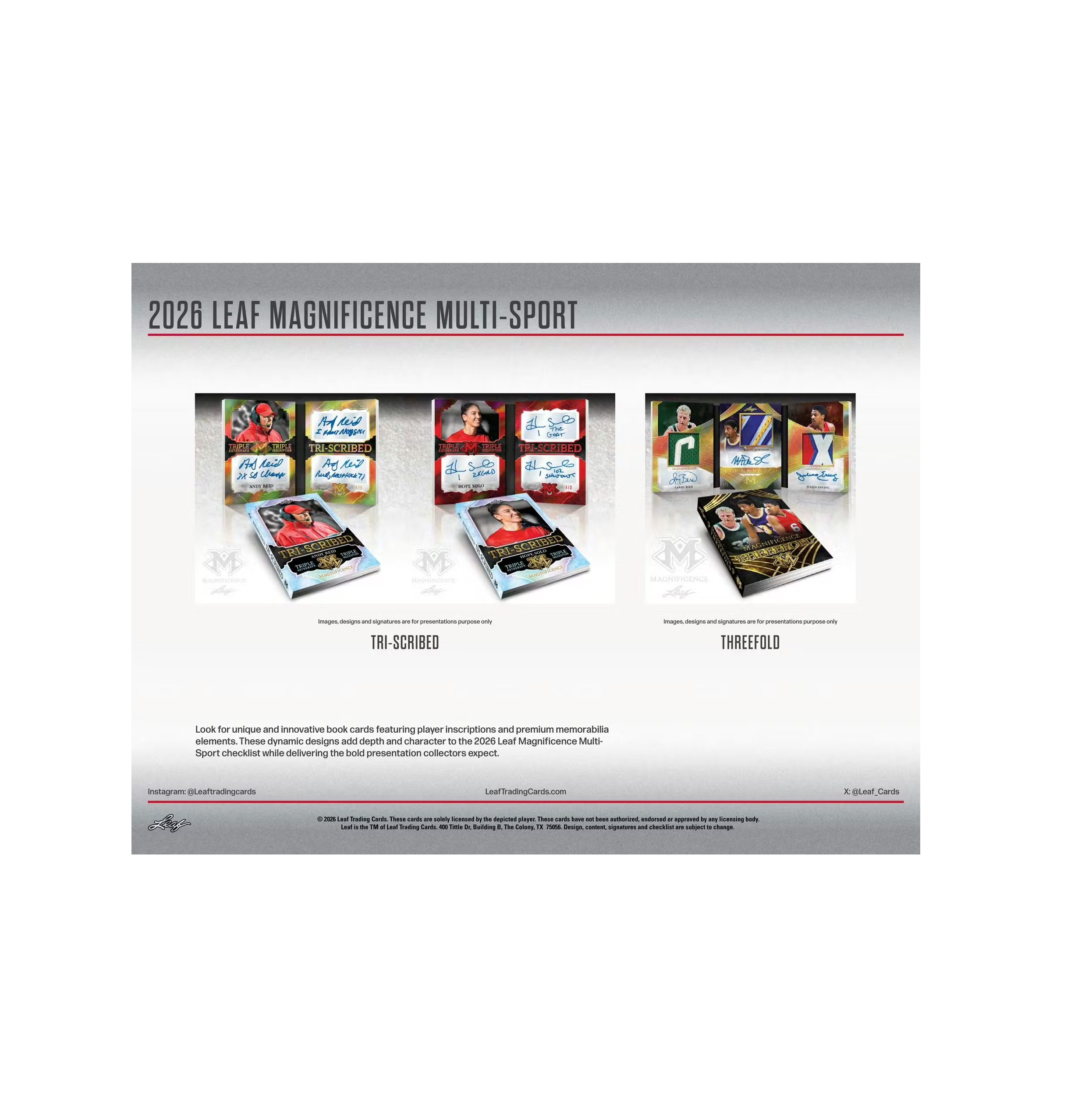 2026 Leaf Magnificence Multi-Sport Box