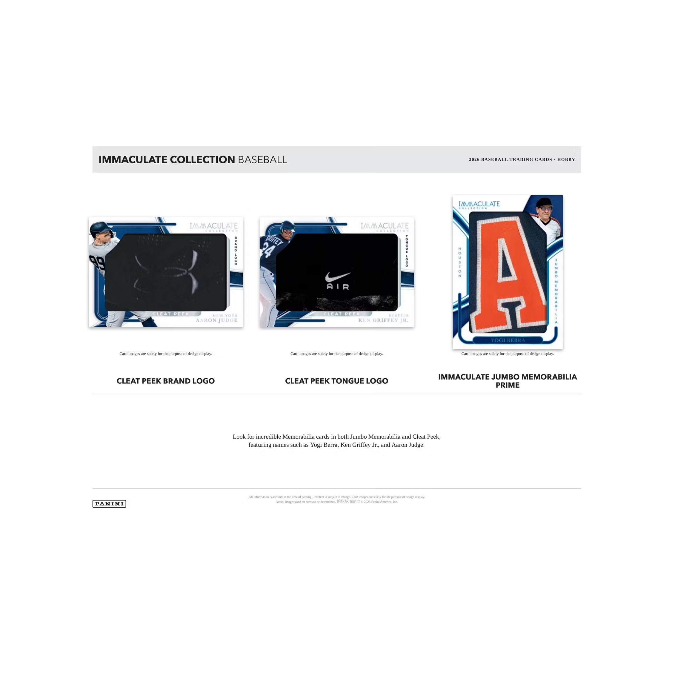 2026 Panini Immaculate Baseball Hobby Box