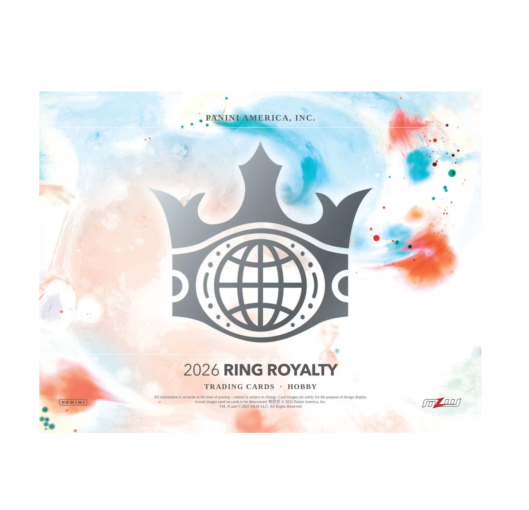 2026 Panini Ring Royalty Major League Wrestling Hobby 16-Box Case
