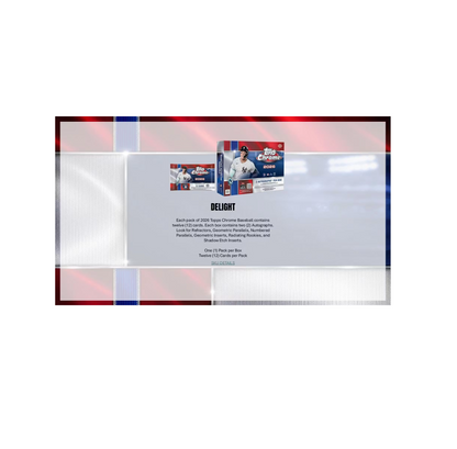 2026 Topps Chrome Baseball Hobby 12-Box Case
