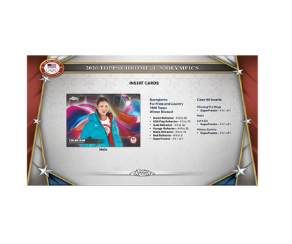 2026 Topps Chrome US Olympic & Paralympic Hopefuls Blaster 40-Box Case