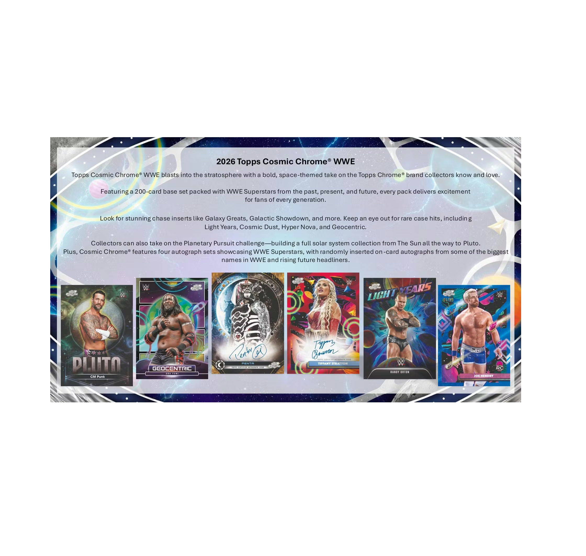 2026 Topps Cosmic Chrome WWE Wrestling Hobby Box