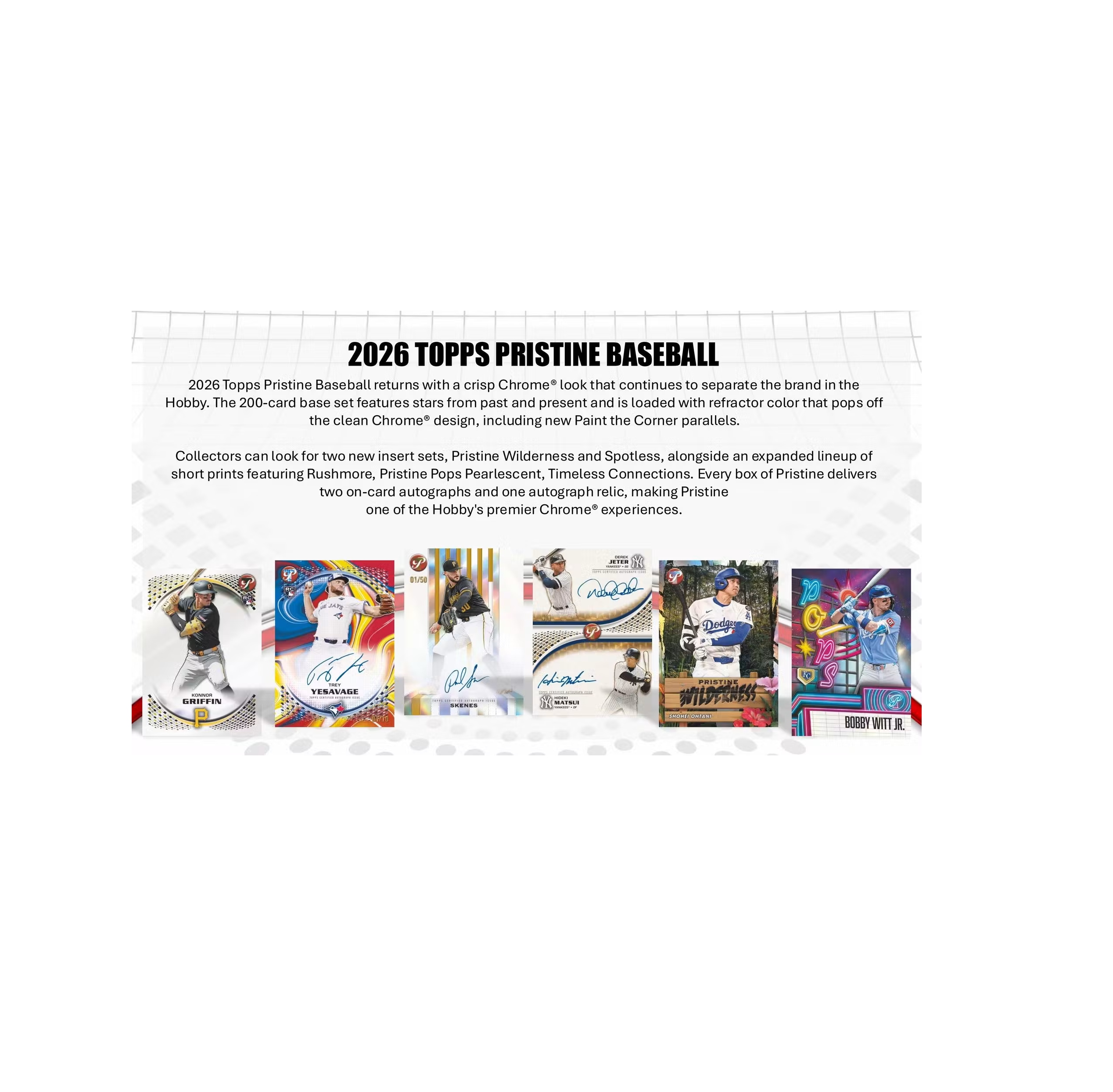 2026 Topps Pristine Baseball Hobby 6-Box Case