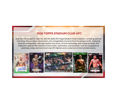 2026 Topps Stadium Club UFC Blaster 40-Box Case