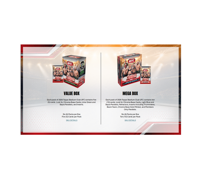 2026 Topps Stadium Club UFC Hobby 12-Box Case
