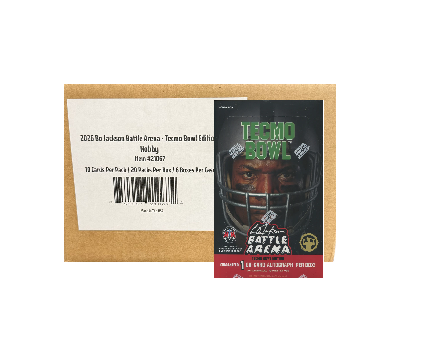 2026 Bo Jackson Battle Arena Tecmo Bowl Hobby 6-Box Case