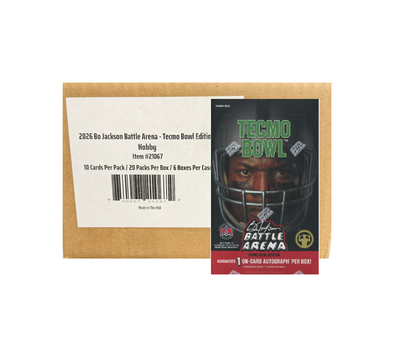 2026 Bo Jackson Battle Arena Tecmo Bowl Hobby 6-Box Case
