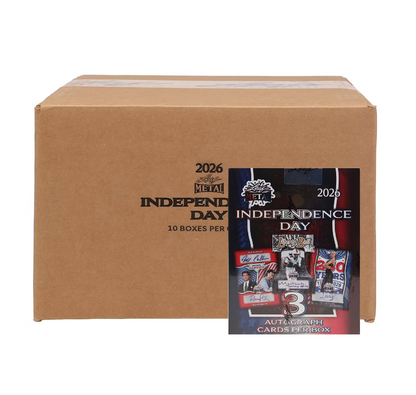 2026 Leaf Metal Independence Day Hobby 10-Box Case