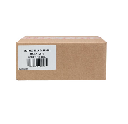 2026 Panini Immaculate Baseball Hobby 6-Box Case