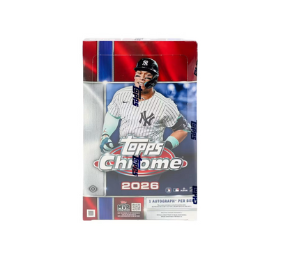 2026 Topps Chrome Baseball Hobby Box