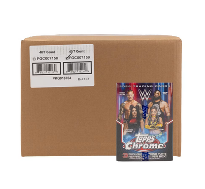 2026 Topps Chrome WWE Blaster 40-Box Case