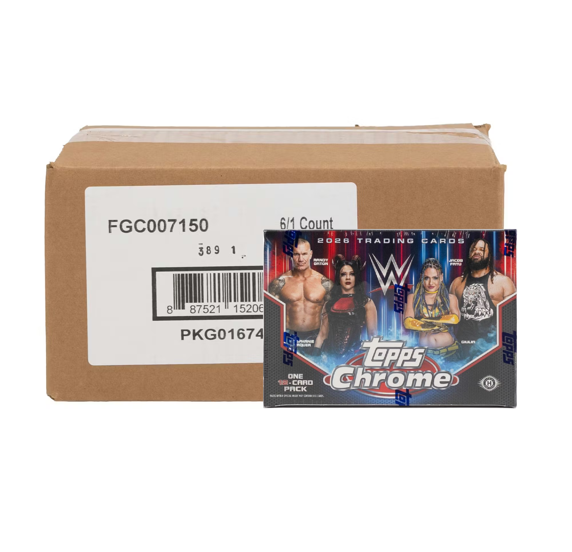 2026 Topps Chrome WWE Breaker's Delight 6-Box Case
