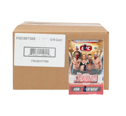 2026 Topps Stadium Club UFC Hobby 12-Box Case