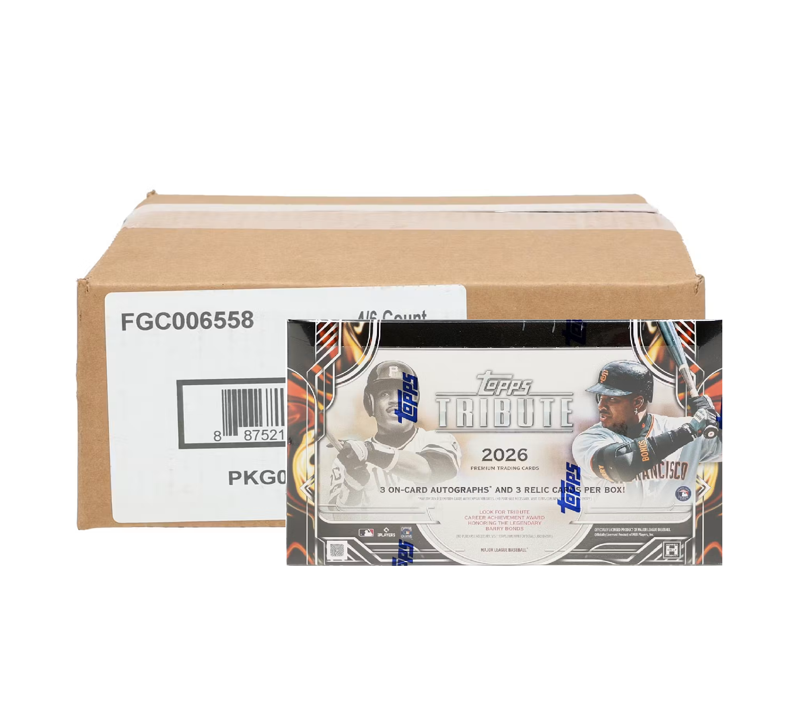 2026 Topps Tribute Baseball Hobby 4-Box Case