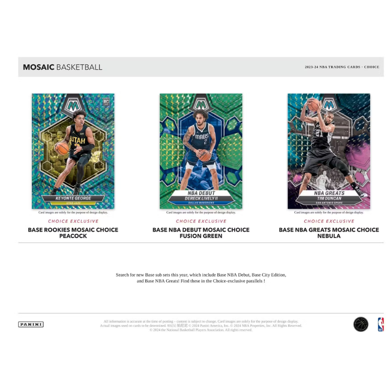 2023/24 Panini Mosaic Basketball Choice Box image 2