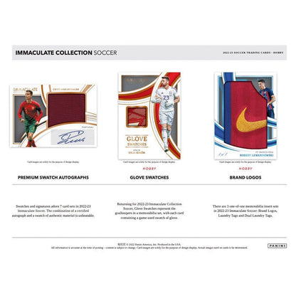 2022 Panini Immaculate Soccer Hobby 6 Box Case image 2
