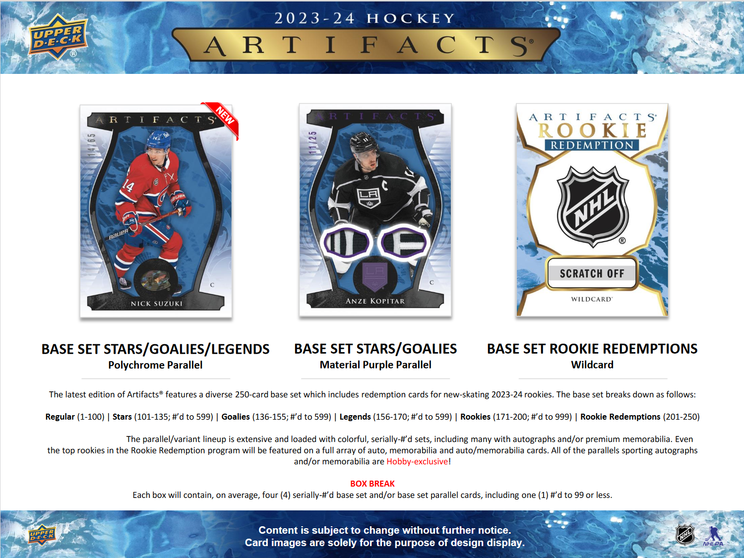 2023-24 Upper Deck Artifacts Hockey Hobby 20 Box Case image 2