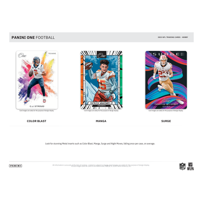 2023 Panini One Football Hobby Box image 4