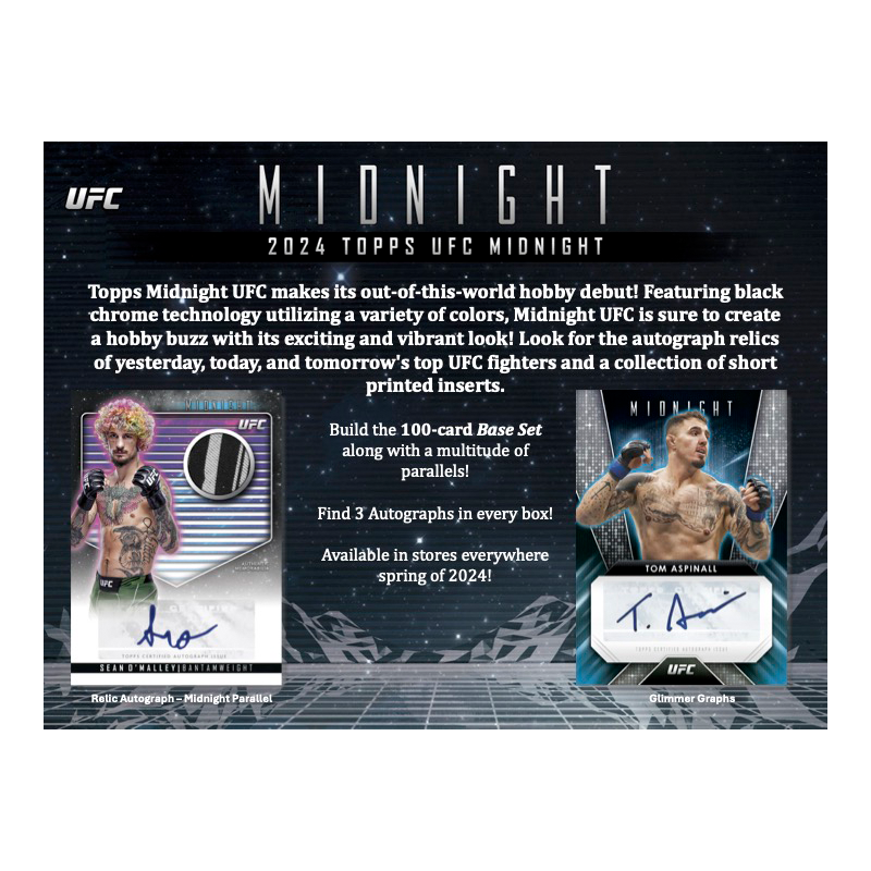 2024 Topps UFC Midnight Hobby Box image 1