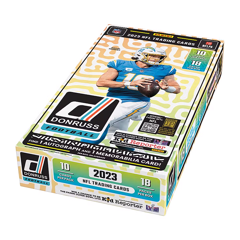 2023 Panini Donruss Football Hobby 18 Box Case image 0