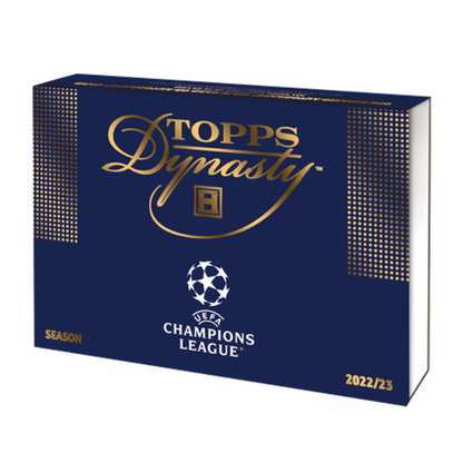 2022/23 Topps Dynasty UEFA Champion’s League Soccer Hobby 5 Box Case image 0