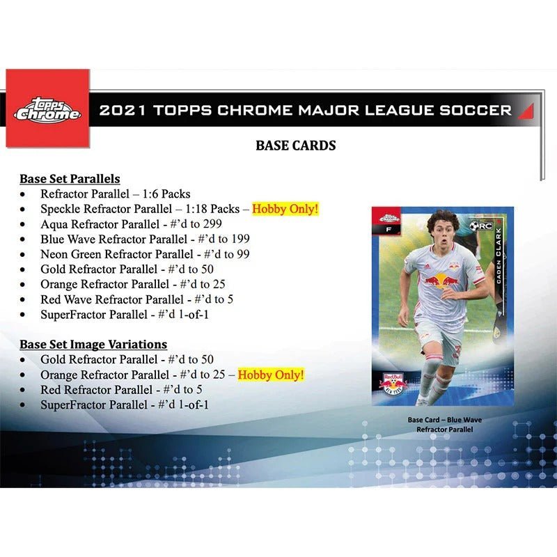 2021 Topps Chrome MLS Soccer Hobby Case (12ct) image 3