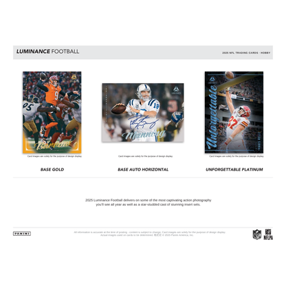 2025 Panini Luminance Football Hobby Box image 2