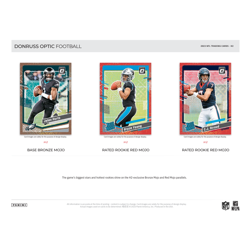 2023 Panini Donruss Optic Football H2 Hybrid 20 Box Case image 2