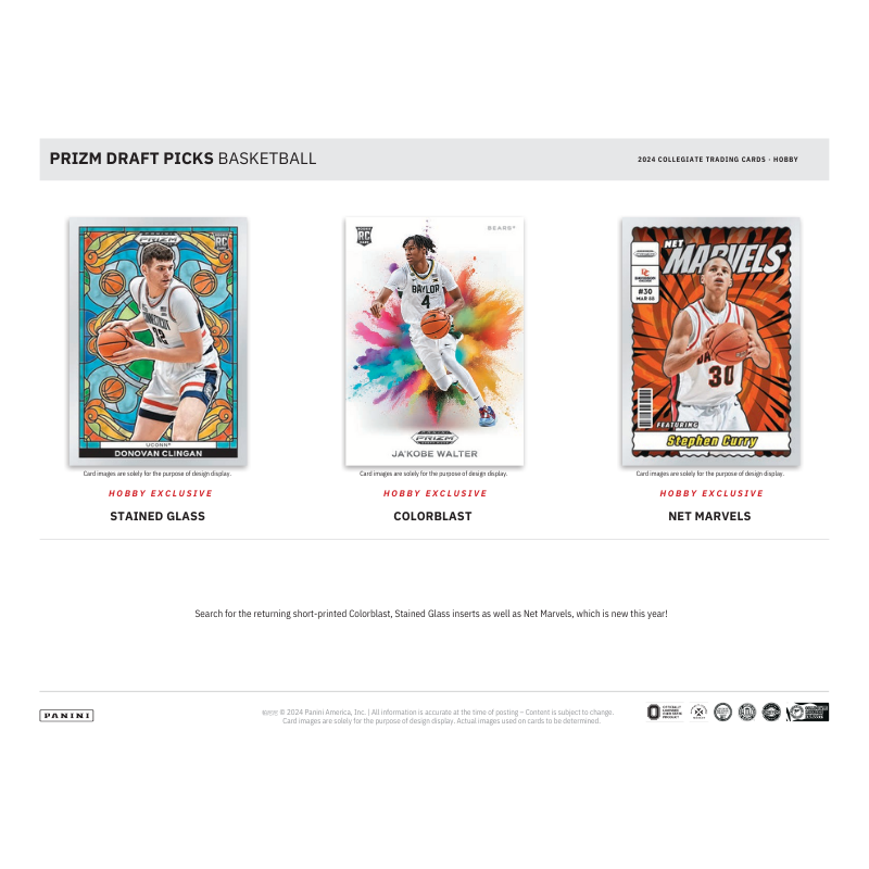 2024/25 Panini Prizm Draft Picks Collegiate Basketball Hobby 16 Box Case image 3