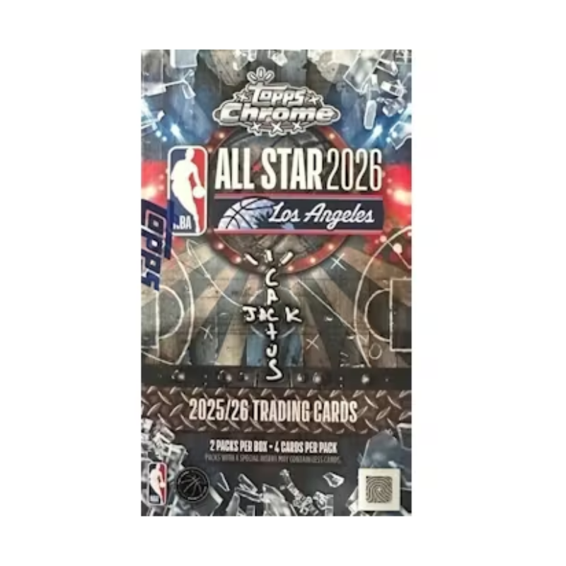 2025/26 Topps Chrome Cactus Jack Basketball x All Star Game Hobby Box image 0