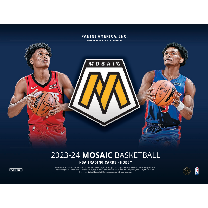 2023/24 Panini Mosaic Basketball Hobby 12 Box Case image 1