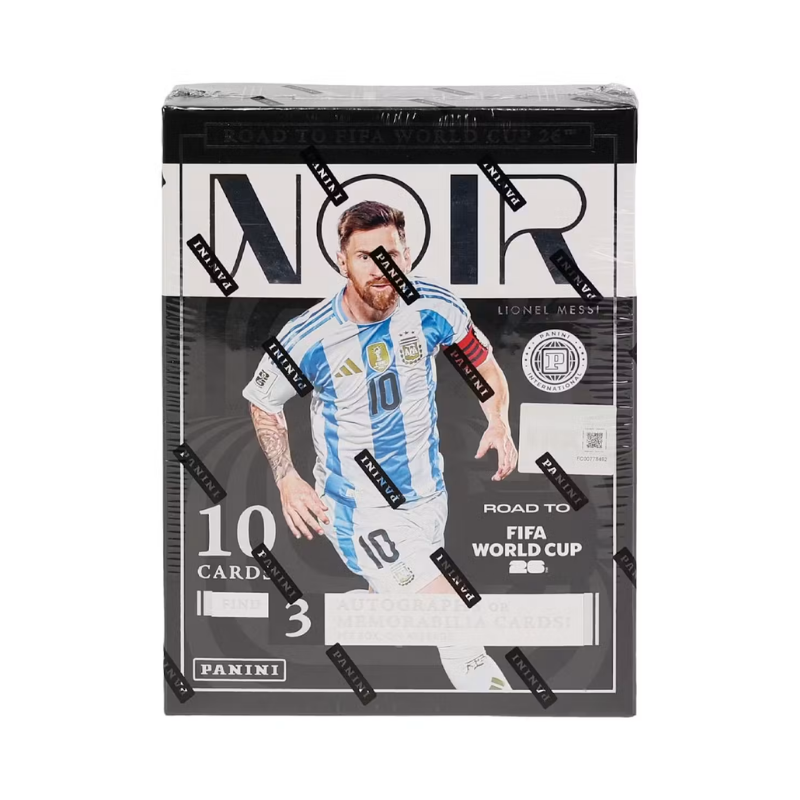 2025/26 Panini Noir Road to World Cup Soccer Hobby International 3 Box Case image 0