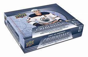 2021-22 Upper Deck Credentials Hockey Hobby Case image 0