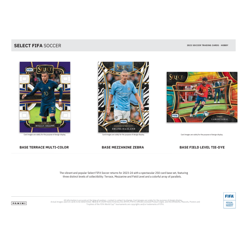 2023/24 Panini Select FIFA Soccer Hobby 12 Box Case image 2