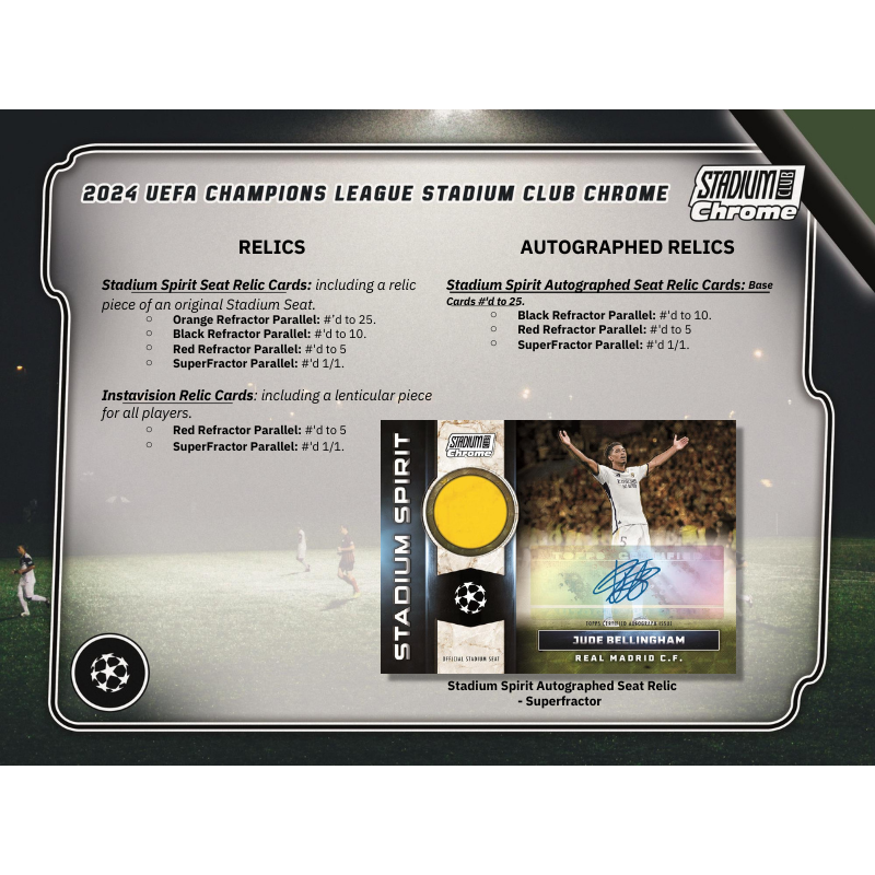 2023/24 Topps Stadium Club Chrome UEFA Soccer Hobby Box image 6
